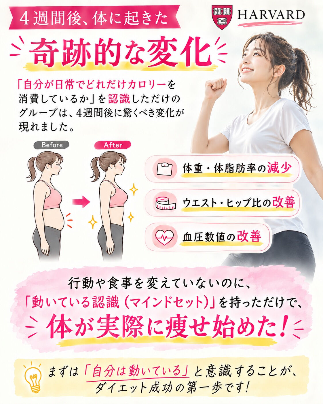「もっと運動量を増やさなきゃ痩せないのかな…😭」